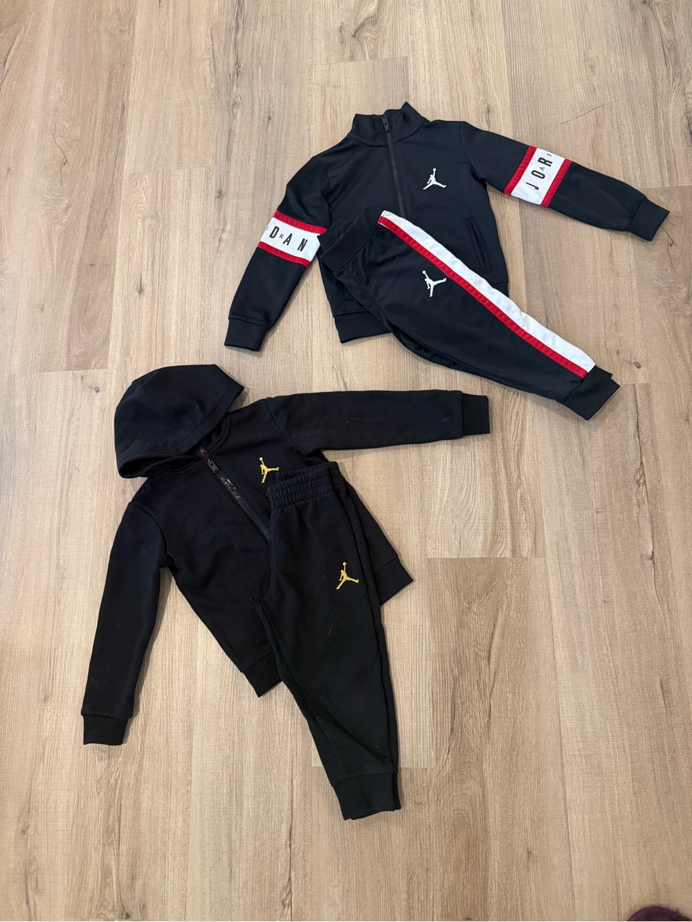 Jordan Kids Black Track Set Bundle